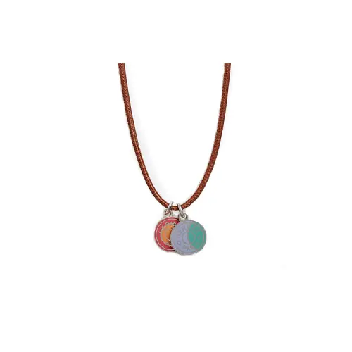 HERMES Eclipse Calfskin Necklaces Unisex Multicolor