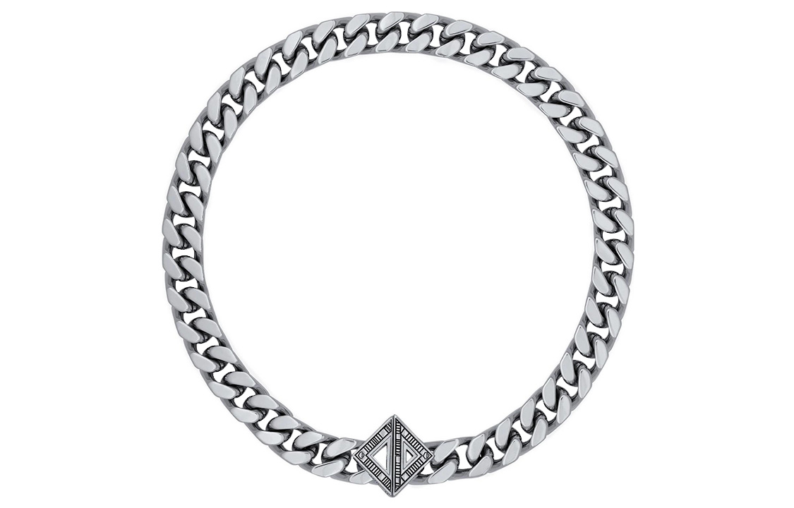 Мужское колье Dior (серебряное)