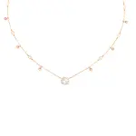Gucci Interlocking diamond 18k necklace