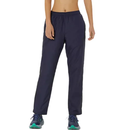 ASICS Casual Pants Women's Navy Blue Moderate Straight Fit Pants