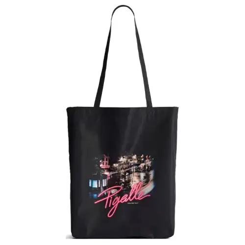 Balenciaga Nylon Tote Bag, Shopping Bag, Handbag, Shoulder Bag Women's Black & Pink