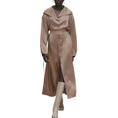 HERMES FW25 Long Sleeved Dress Women's