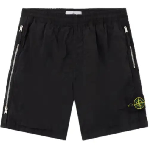STONE ISLAND Casual Shorts Men's Black