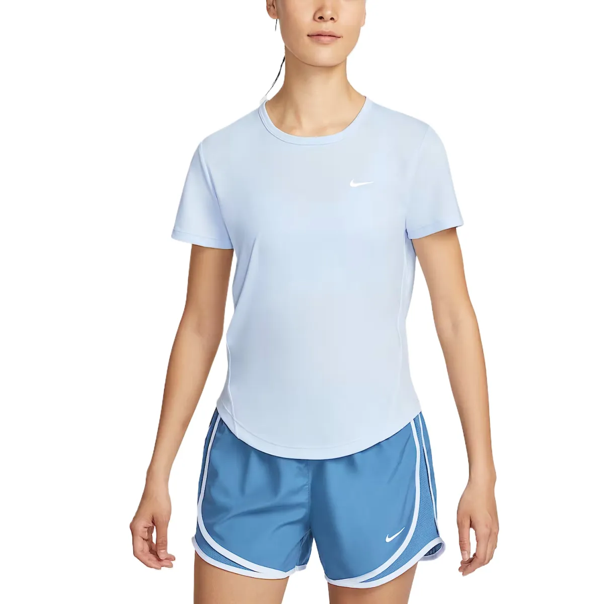 Nike Dri Fit Regular T Shirt Women's Light Blue
