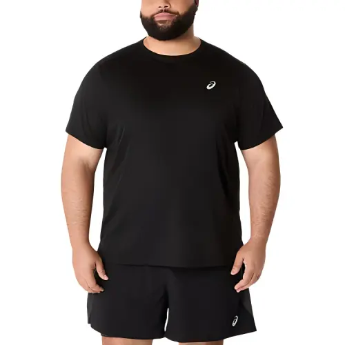ASICS T Shirts Men's Black Crew Neck