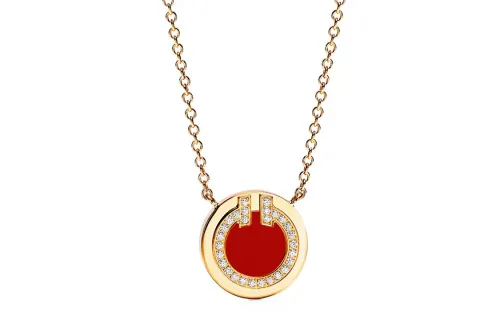 TIFFANY & CO. T 18K Gold Necklaces Women's Gold