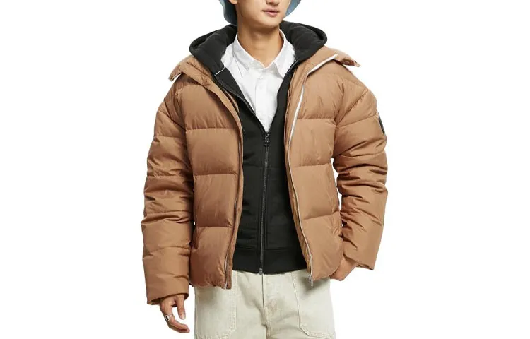 CALVIN KLEIN Down Jacket Men's Camel