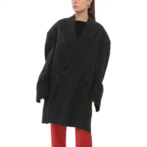 Balenciaga SS25 Jackets & Coats Regular Fit Men's Black