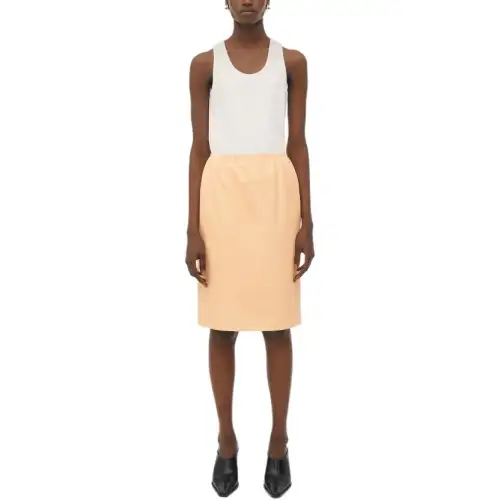 Bottega Veneta Casual Long Skirt Women's Orange