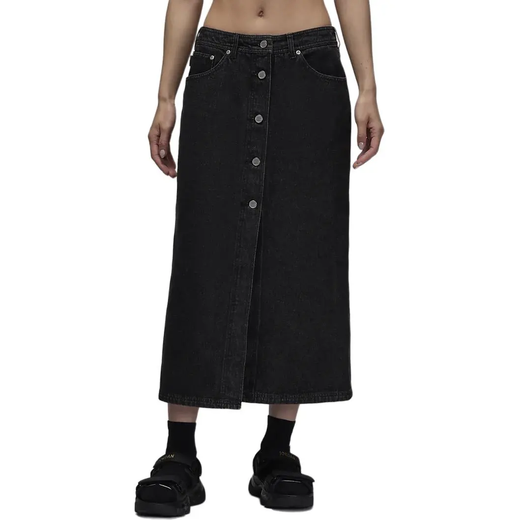 Nike Denim Skirt 'Black'