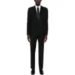 GUCCI Two Piece Tailored Tuxedo Suit