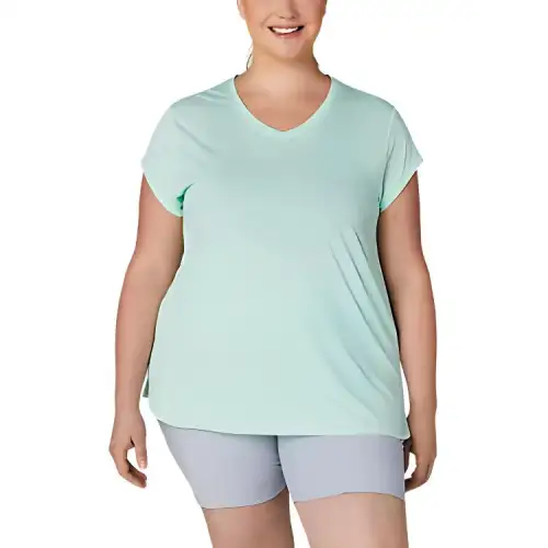 ASICS T Shirts Women's Mint V Neck