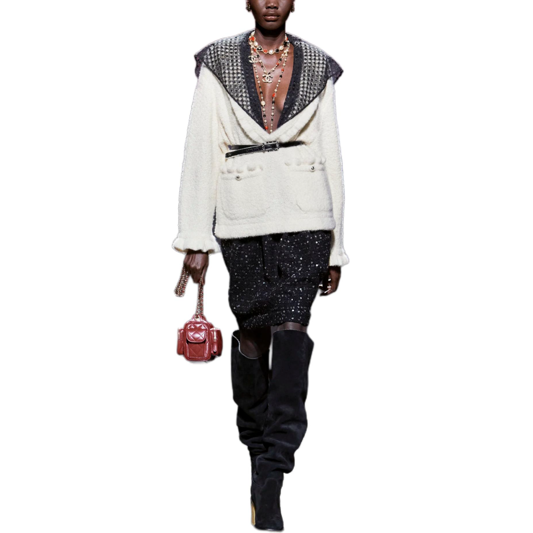 Женский джемпер Chanel (молочный)