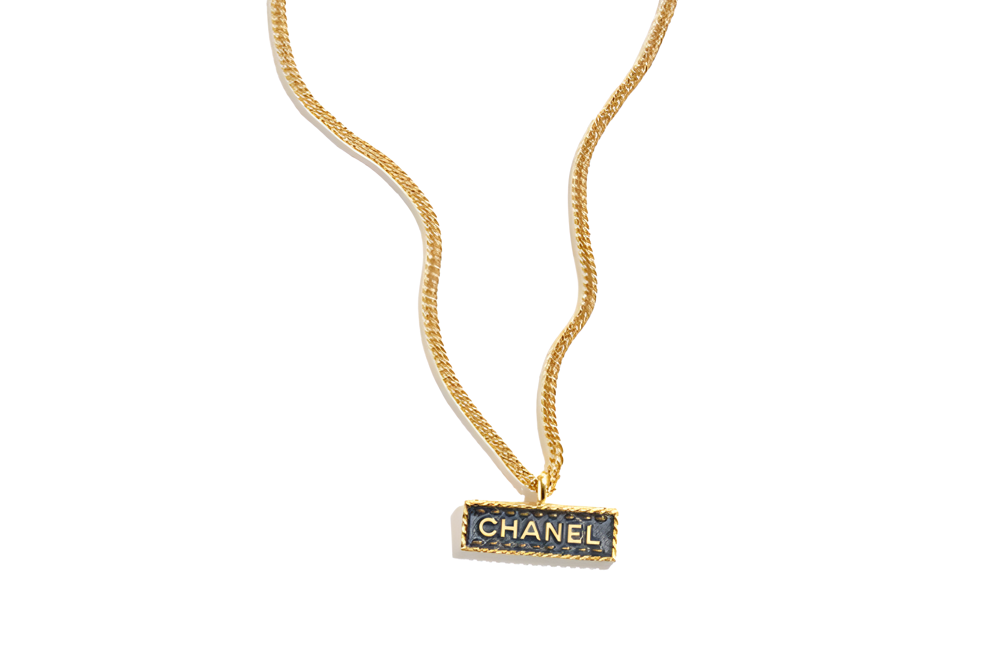CHANEL 24P Metal Necklaces Women's Gold