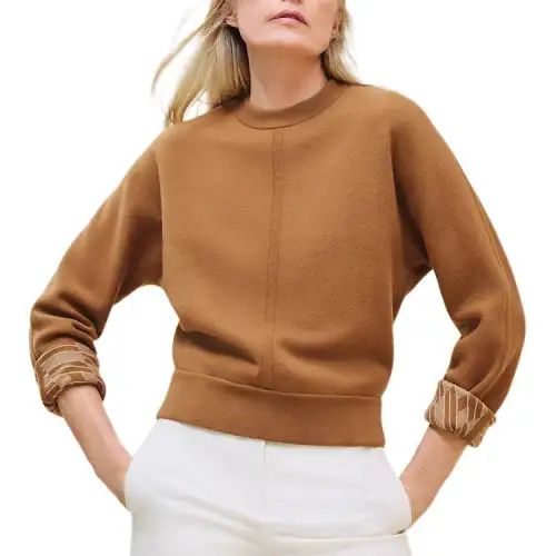 HERMES FW24 Sweater Women's Chestnut Caramel