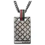 GUCCI 925 Sterling Silver Necklaces Unisex Silver