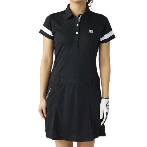 FILA Golf Collection Short Sleeved Dress Women's Black