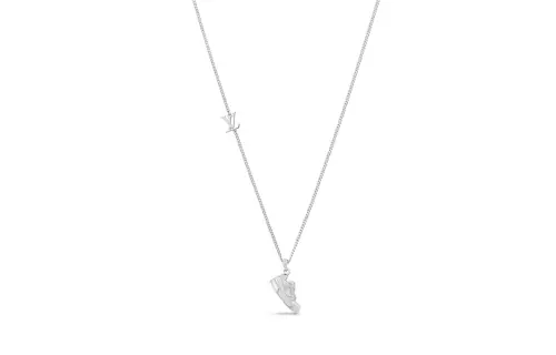 LOUIS VUITTON Trainer Brass Necklaces Men's Silver