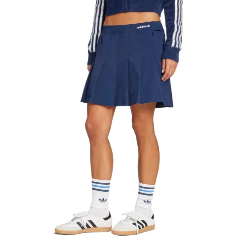 Adidas Originals embroidered-logo mini skirt