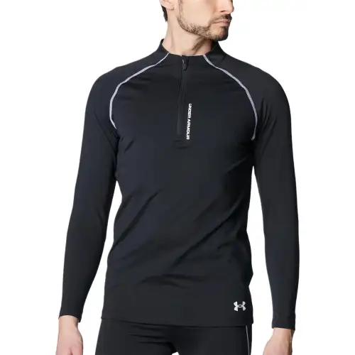 Under Armour SS25 Rash Guard T Shirt Men's Black 001