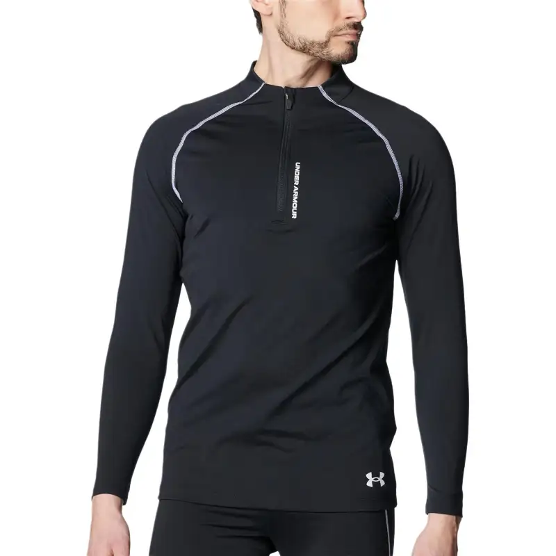 Under Armour SS25 Rash Guard T Shirt Men's Black 001