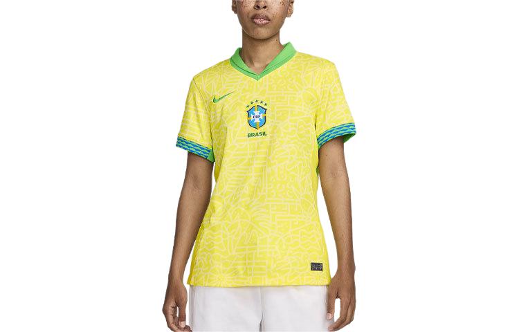 Nike Brazil 2024 Stadium Home Women's Nike Dri-FIT Soccer Replica Jersey