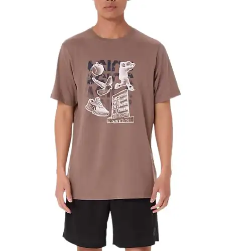 Asics TENNIS CITY T Shirt Men's Taupe