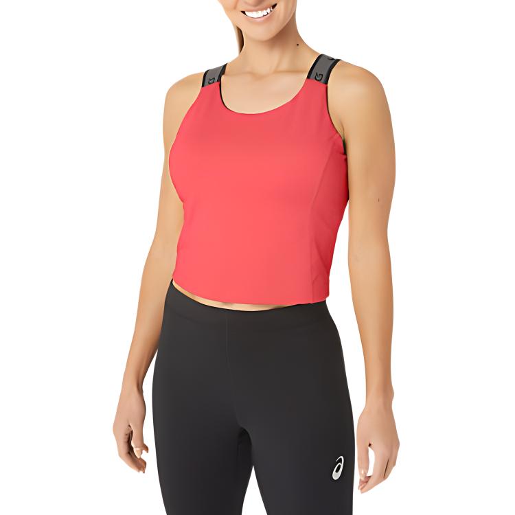 Asics SANA Sport Vests Women's Blazing Coral