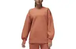 Jordan Flight Fleece Sweatshirt Women's Gray Peach