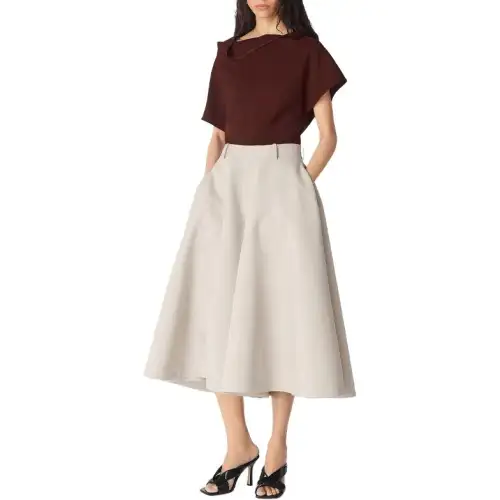 Bottega Veneta A Line Wide Leg Culotte