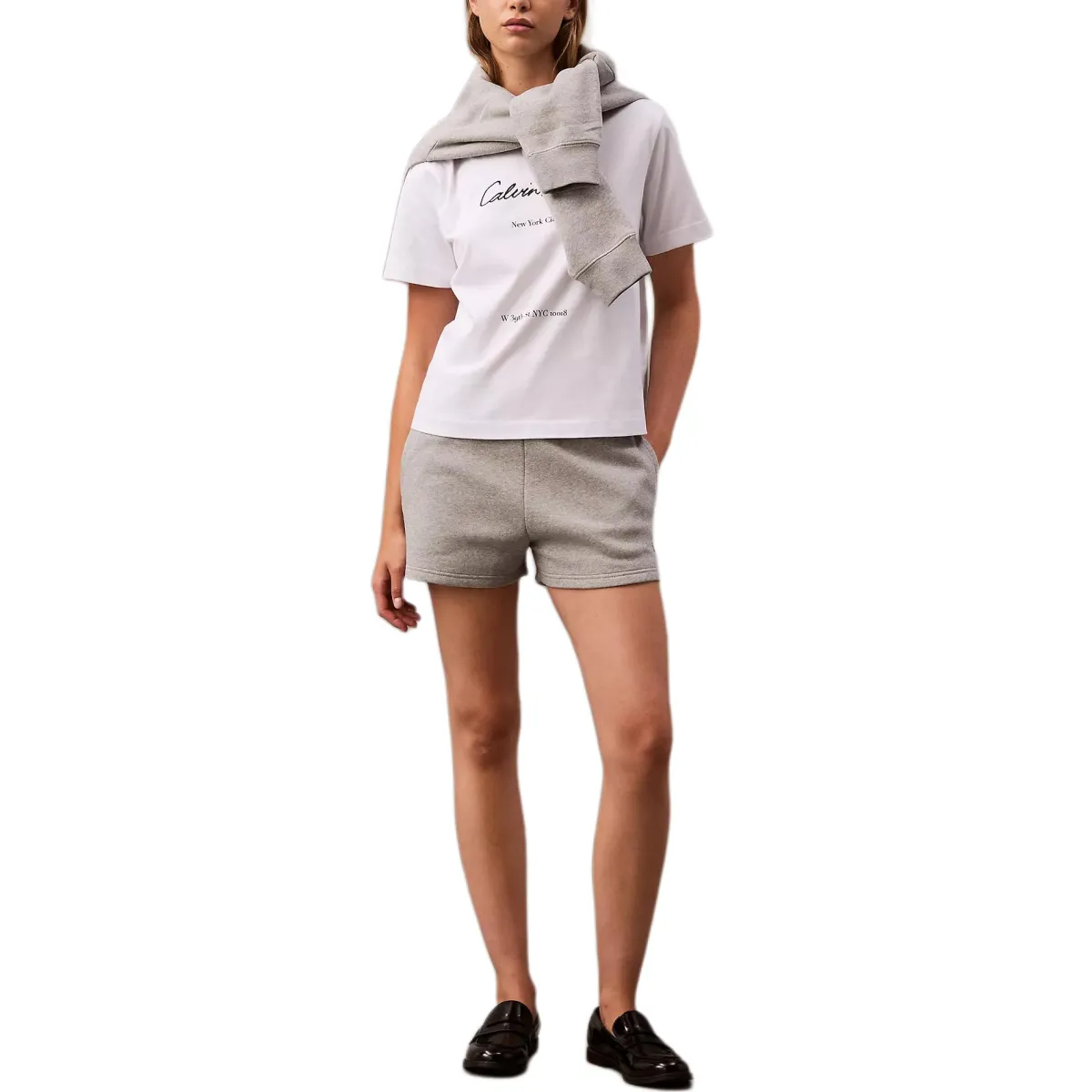 CALVIN KLEIN Casual Shorts Women's Gray