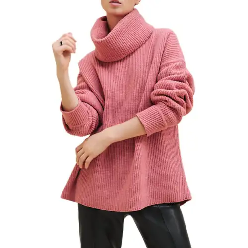 HERMES FW24 Cashmere Sweater Women's Pink