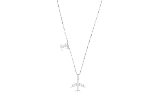 LOUIS VUITTON Lv Plane Necklace Monogram Flower