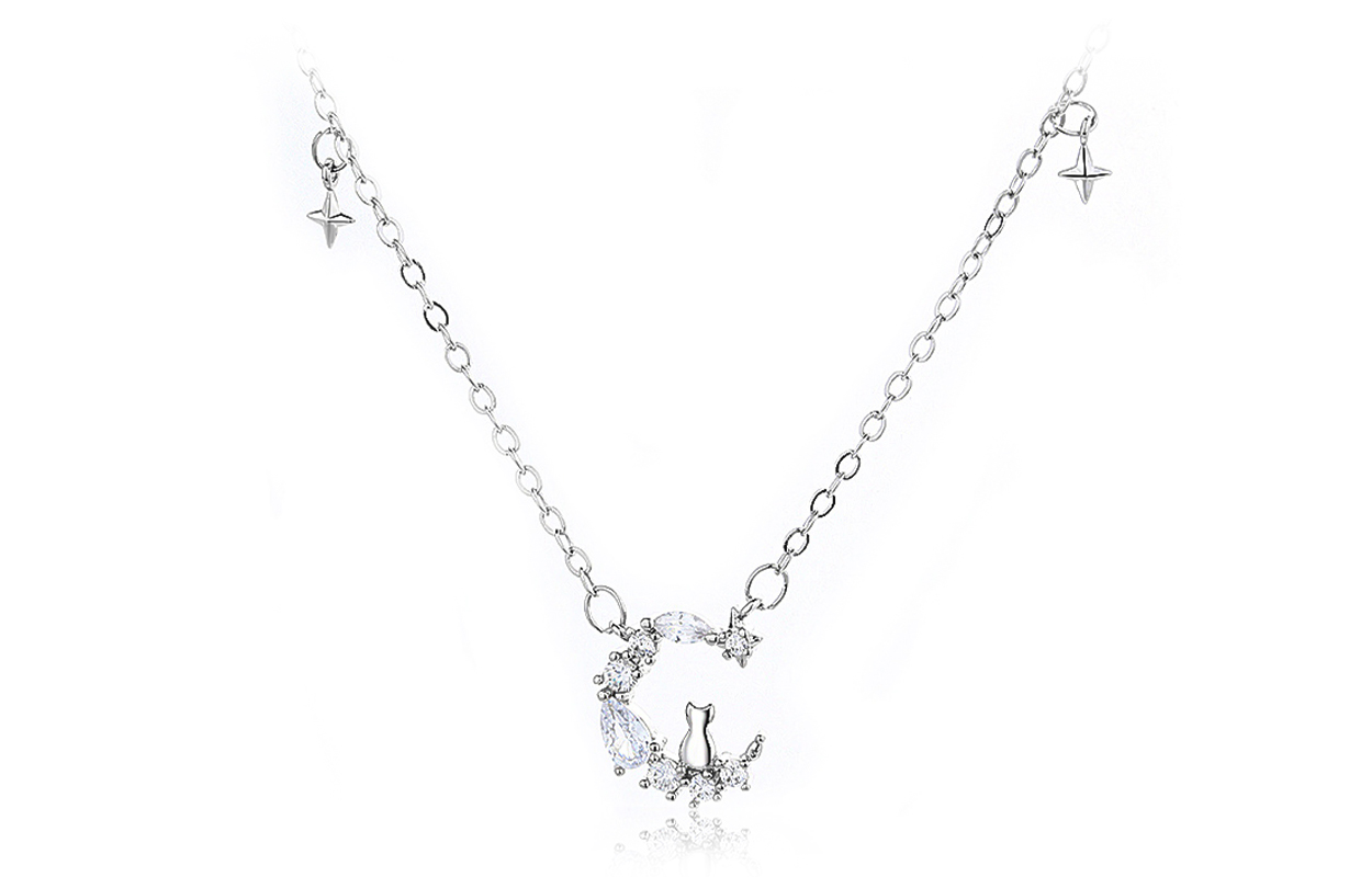 Small design glossy three dimensional chain for key bag drop-shaped with tassels, necklace, simple and elegant design, high-quality style
