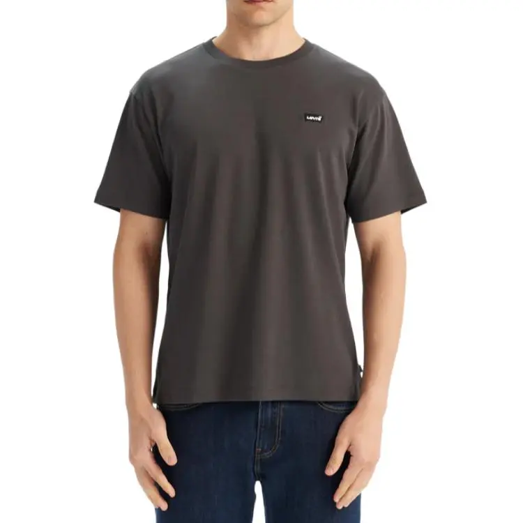 Levi's T-Shirts Men's Gray Crew Neck Moderate