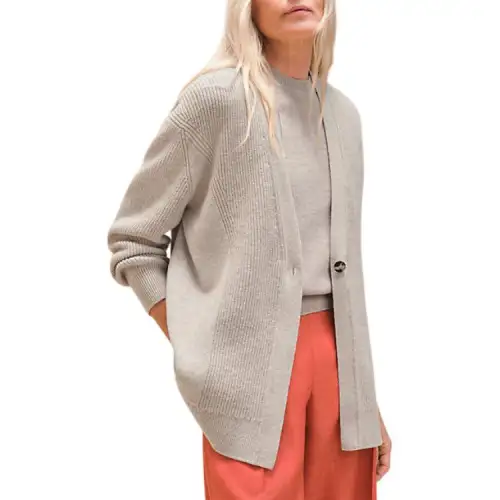 HERMES SS24 Cashmere Sweater Women's Beige
