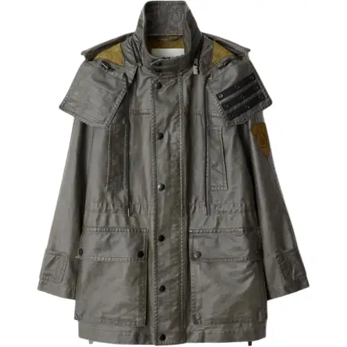 Burberry SS25 Parka Coat Women's Brown