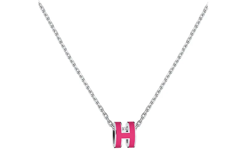 HERMES POP H Metal Necklaces Women's