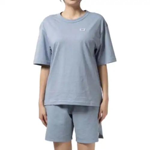 Reebok T Shirts Women's Gray Crew Neck Moderate Other