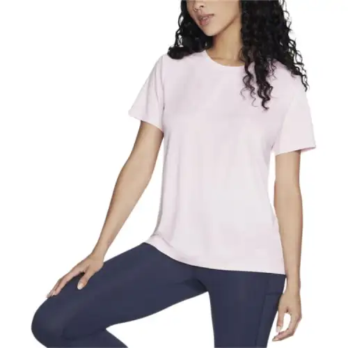 Skechers GO DRI SWIFT Regular T Shirt Women's Pink