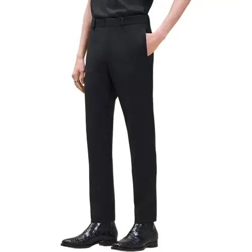 HERMES FW24 Casual Pants Men's Black