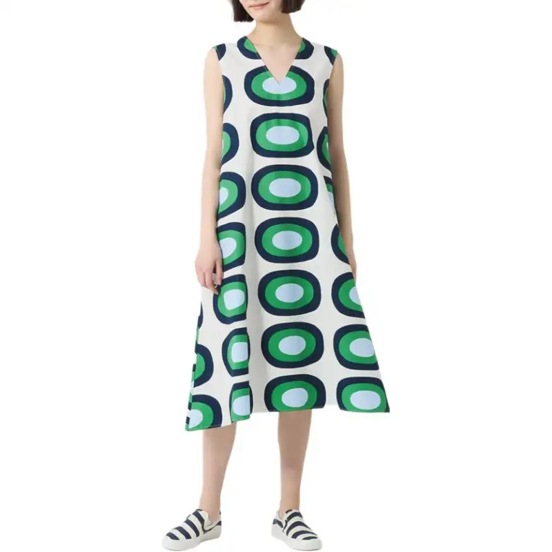 UNIQLO Sleeveless Dress Women's Green