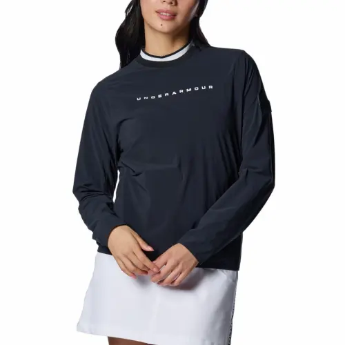 Under Armour FW24 Drive Wind Golf Clothing Women's Black