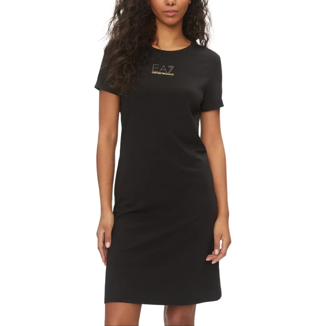 EMPORIO ARMANI Logo-print Midi Dress