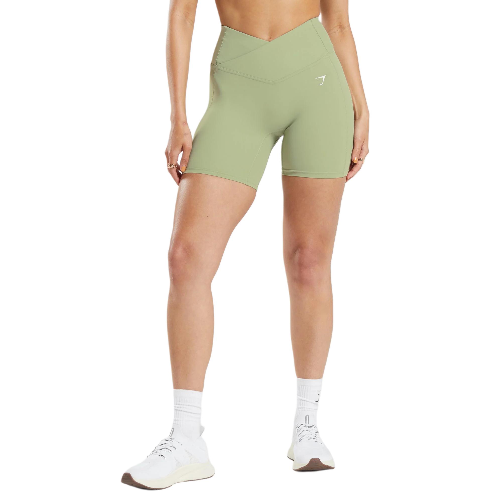GYMSHARK Sports Shorts Women’s Light Sage Green