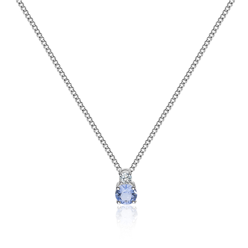 Ожерелье с подвеской из сплава и кристаллами Givenchy Tears of the Nile женский голубой