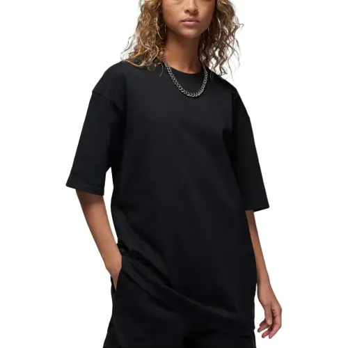 Jordan ESSENTIALS Drop Shoulder Sleeve T Shirt Women's Black
