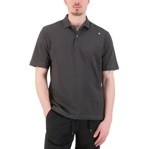 STONE ISLAND Polo Shirt Men's Lead Gray