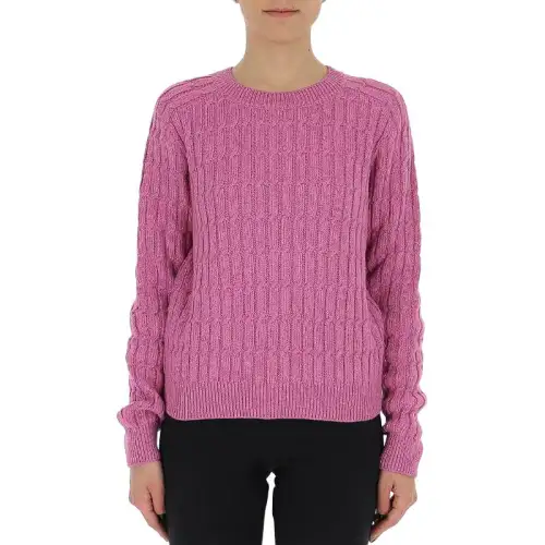 GUCCI Sweaters Women's Pink Crew Neck Moderate Other