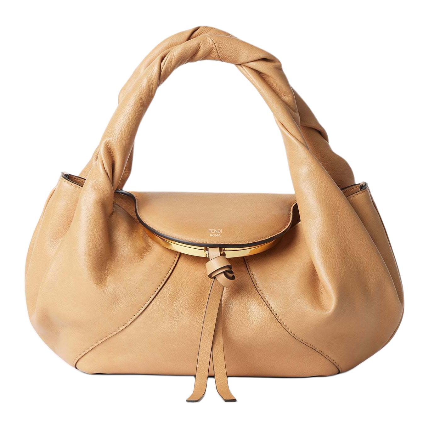 Женская сумка Fendi Spy (светло-бежевая)